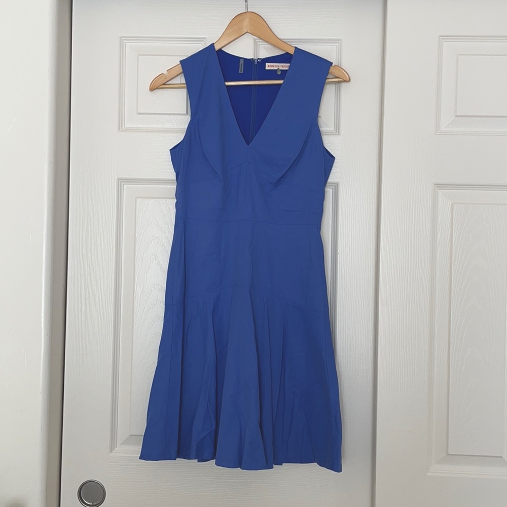Rebecca Taylor Blue Sleeveless Dress